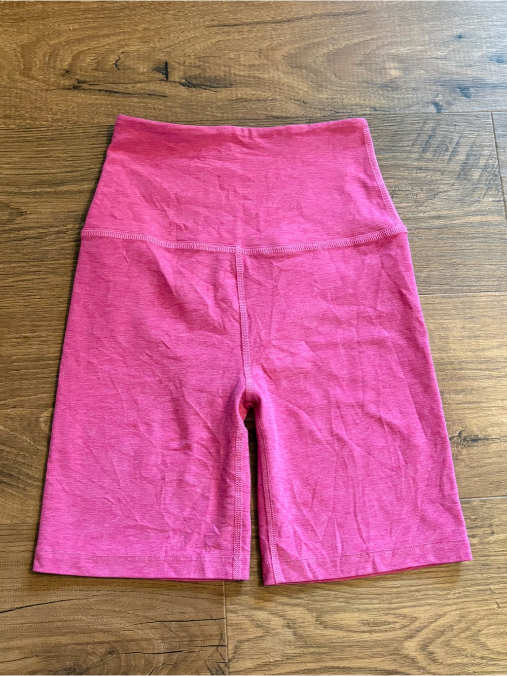 Beyond Yoga Pink Biker Shorts